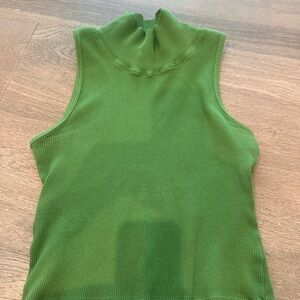 Big Bud Press Vibrant Green Ribbed Tank Top
